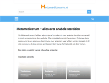 Tablet Screenshot of metamedicavumc.nl